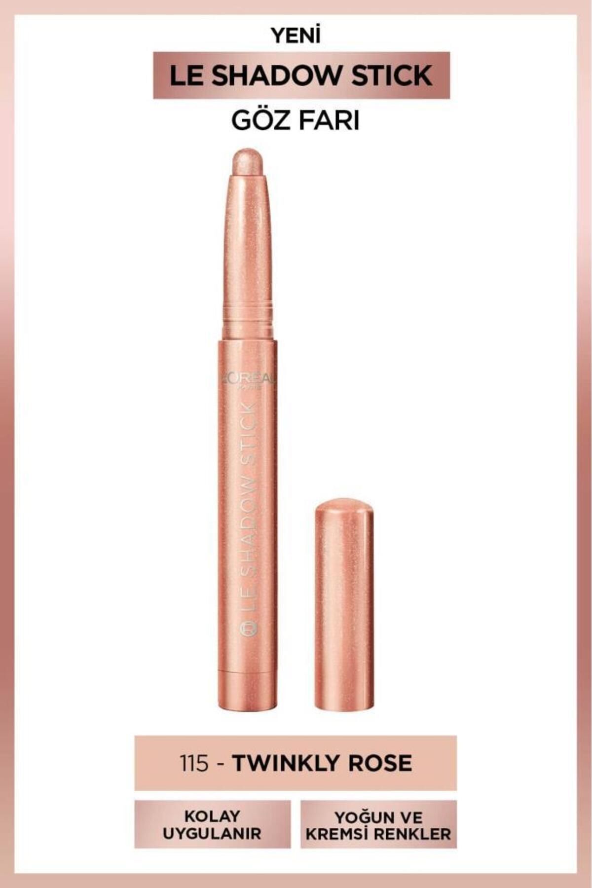 L'Oréal Paris Le Shadow Stick Göz Farı - 115 Twinkly Rose-