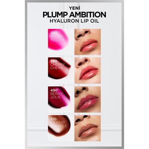 L'Oreal Paris Plump Ambition Hyaluron Lip Oil Besleyici ve Nemlendirici Dudak Parlatıcısı - 601 Worth It-