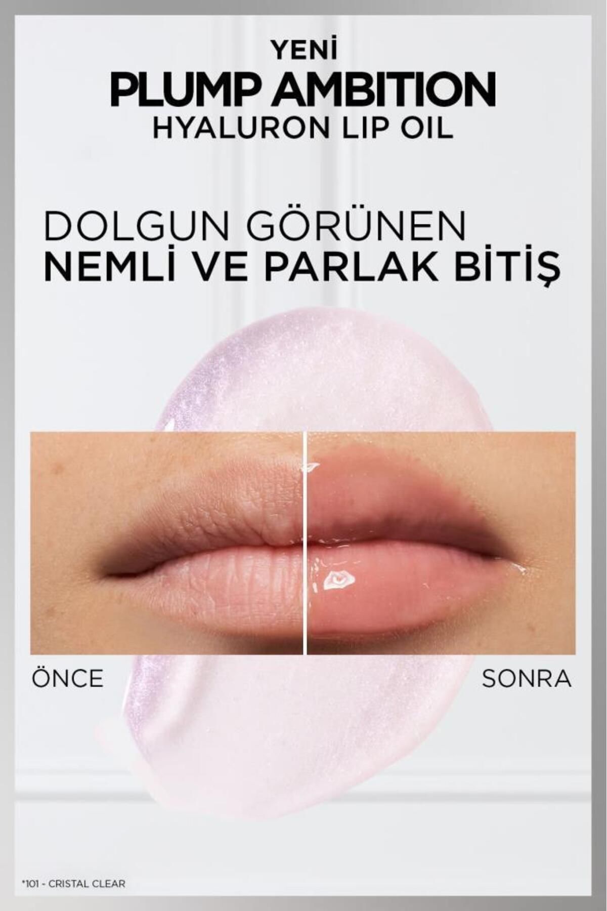 L'Oreal Paris Plump Ambition Hyaluron Lip Oil Besleyici ve Nemlendirici Dudak Parlatıcısı - 380 Rouge In Love-