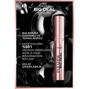 L'Oreal Paris Paradise Big Deal Maskara - Siyah 9.9 ml-