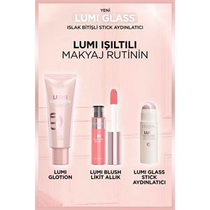 L'Oreal Paris L'Oréal Paris Lumi Glass Islak Bitişli Stick Aydınlatıcı - 620 Glassy Pink Ballet-