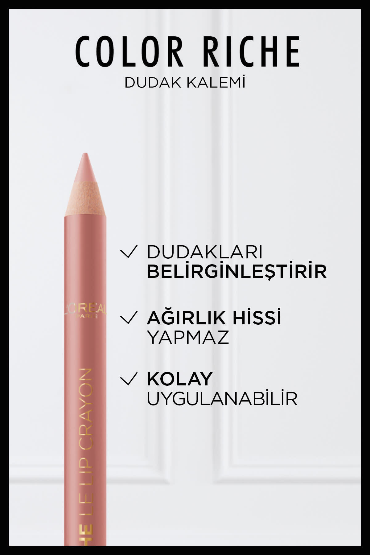 L'Oréal Paris Color Riche Dudak Kalemi - 601 Worth It-