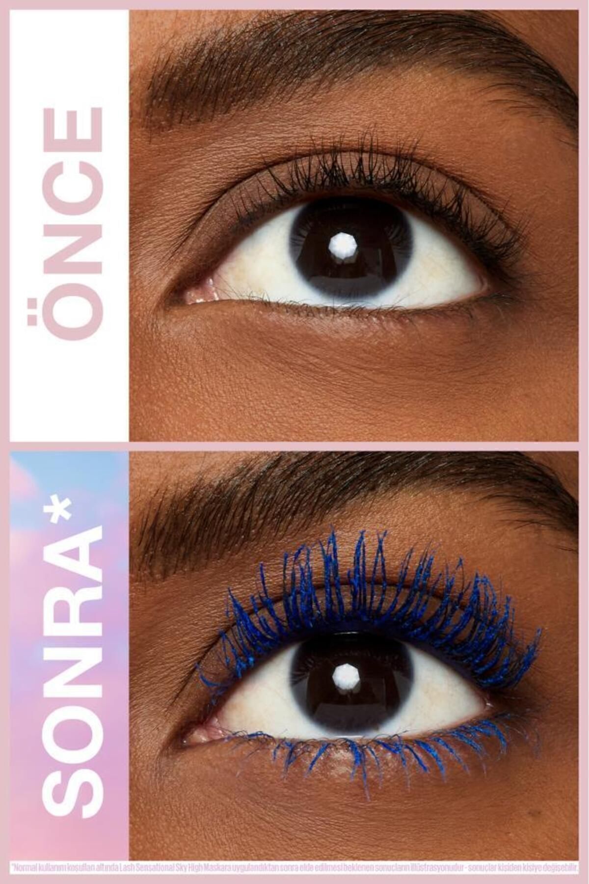 Maybelline New York Lash Sensational Sky High Blue Mist Maskara -Mavi-