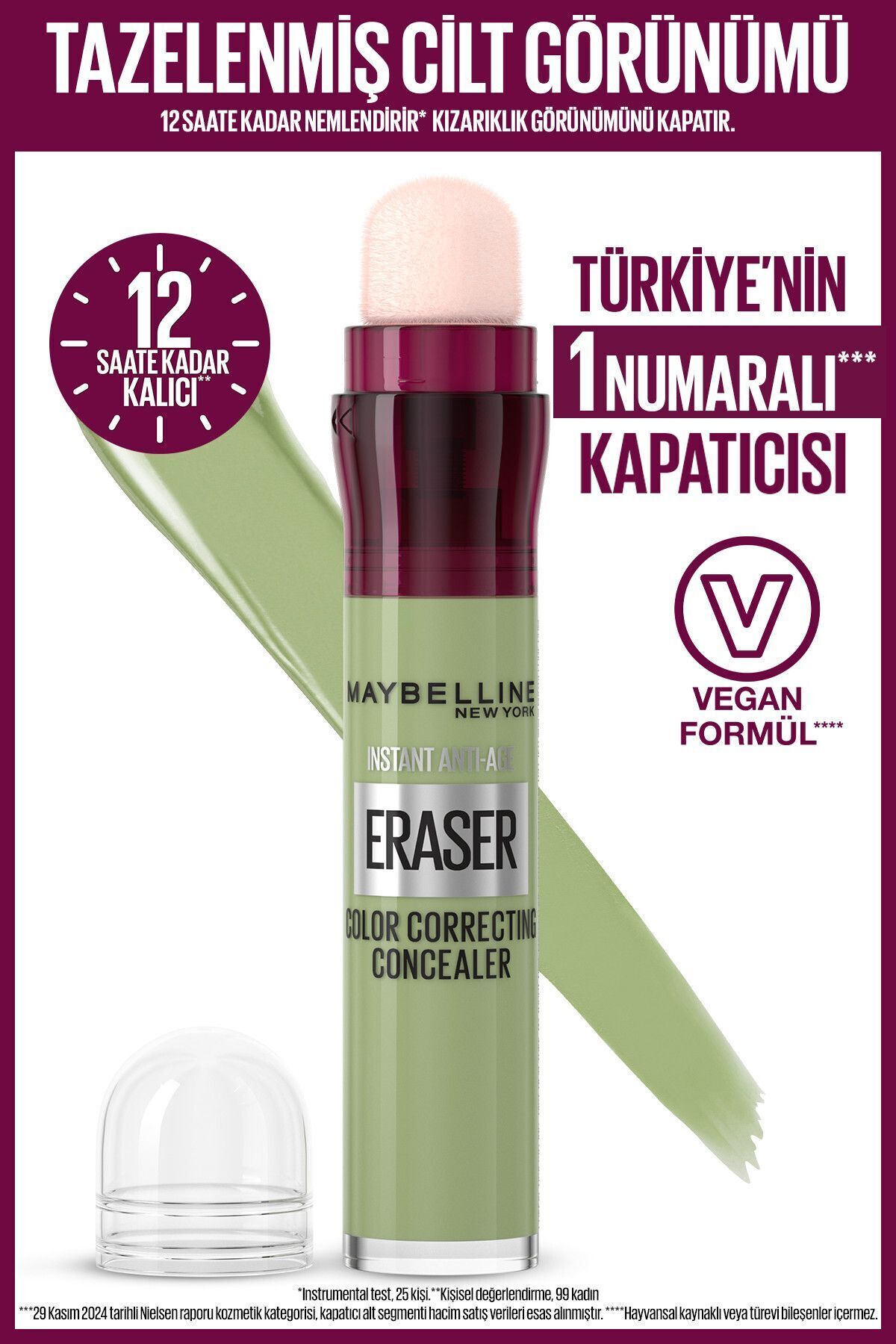 Maybelline New York Instant Anti Age Eraser Renk Eşitleyici Kapatıcı-
