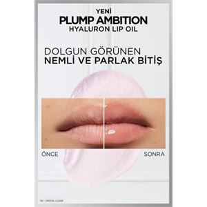 L'Oreal Paris Plump Ambition Hyaluron Lip Oil Besleyici ve Nemlendirici Dudak Parlatıcısı - 390 Cherry Cherie-