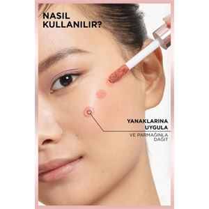 L'Oreal Paris Lumi Blush Likit Allık - Glowy True Rose-