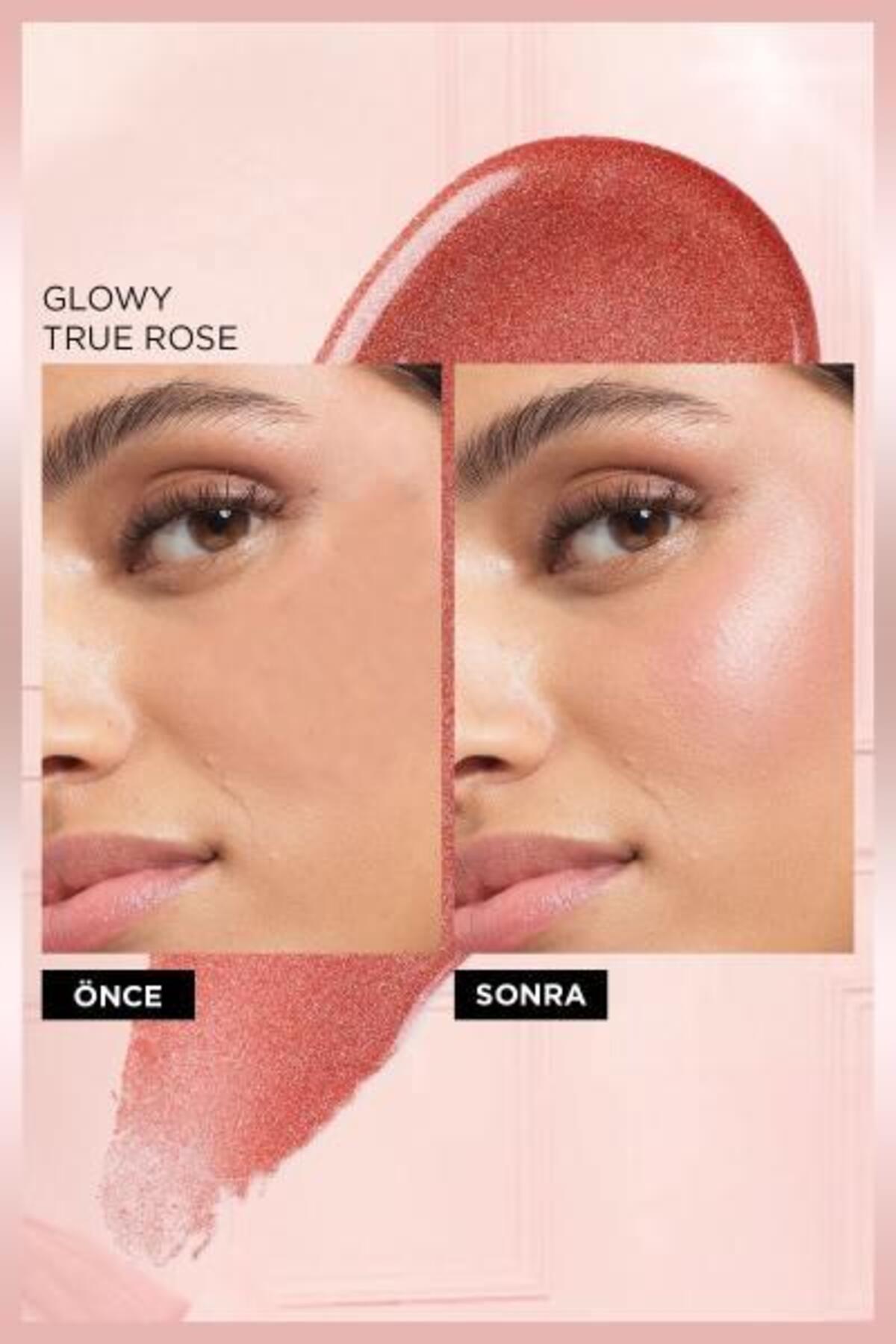 L'Oreal Paris Lumi Blush Likit Allık - Glowy True Rose-