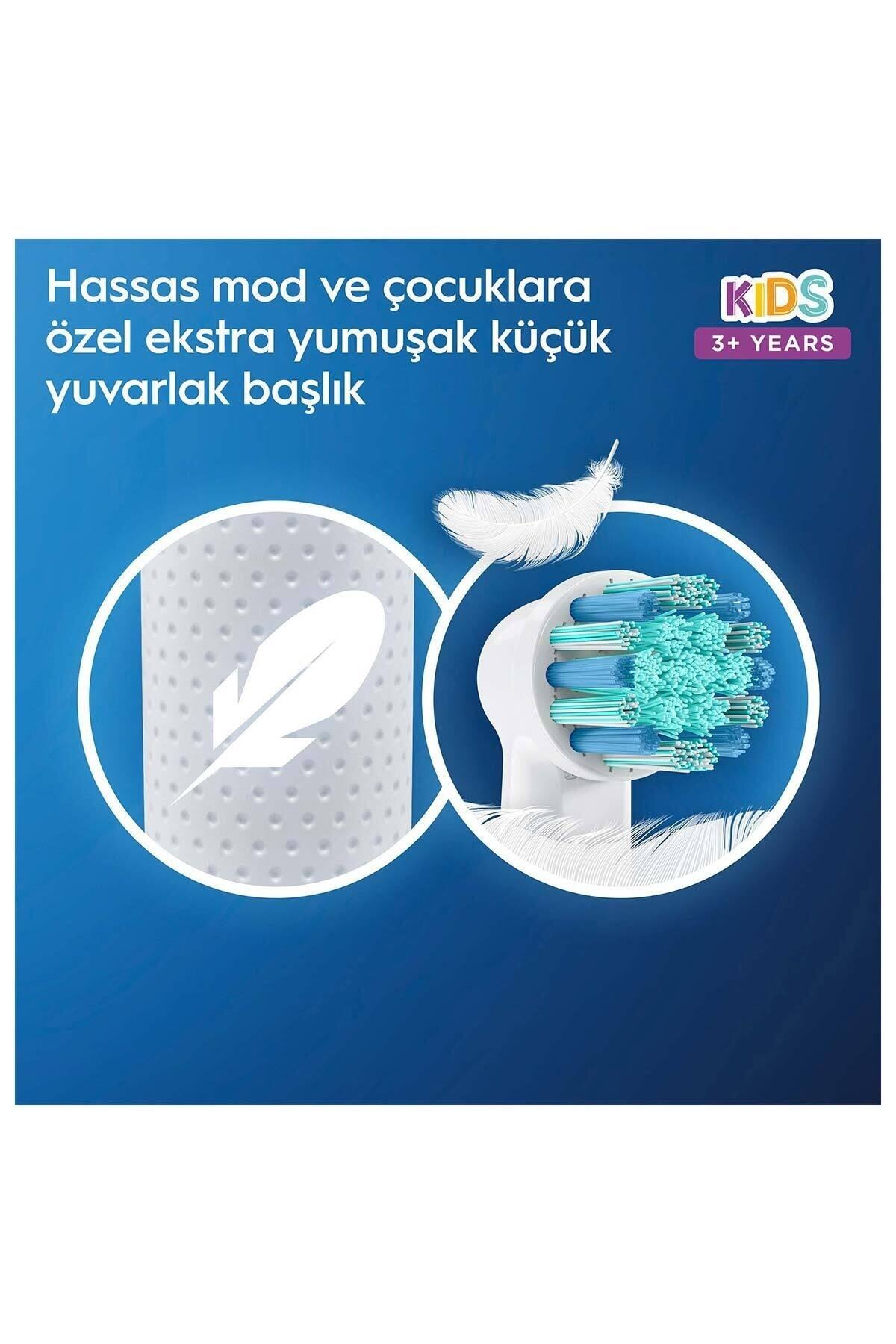 ORAL-B D100 VİTALİTY LİGHTYEAR ÖZEL SERİ ÇOCUKLAR IÇİN EKSTRA YUMUŞAK ŞARJ EDİLEBİLİR DİŞ FIRÇASI +-
