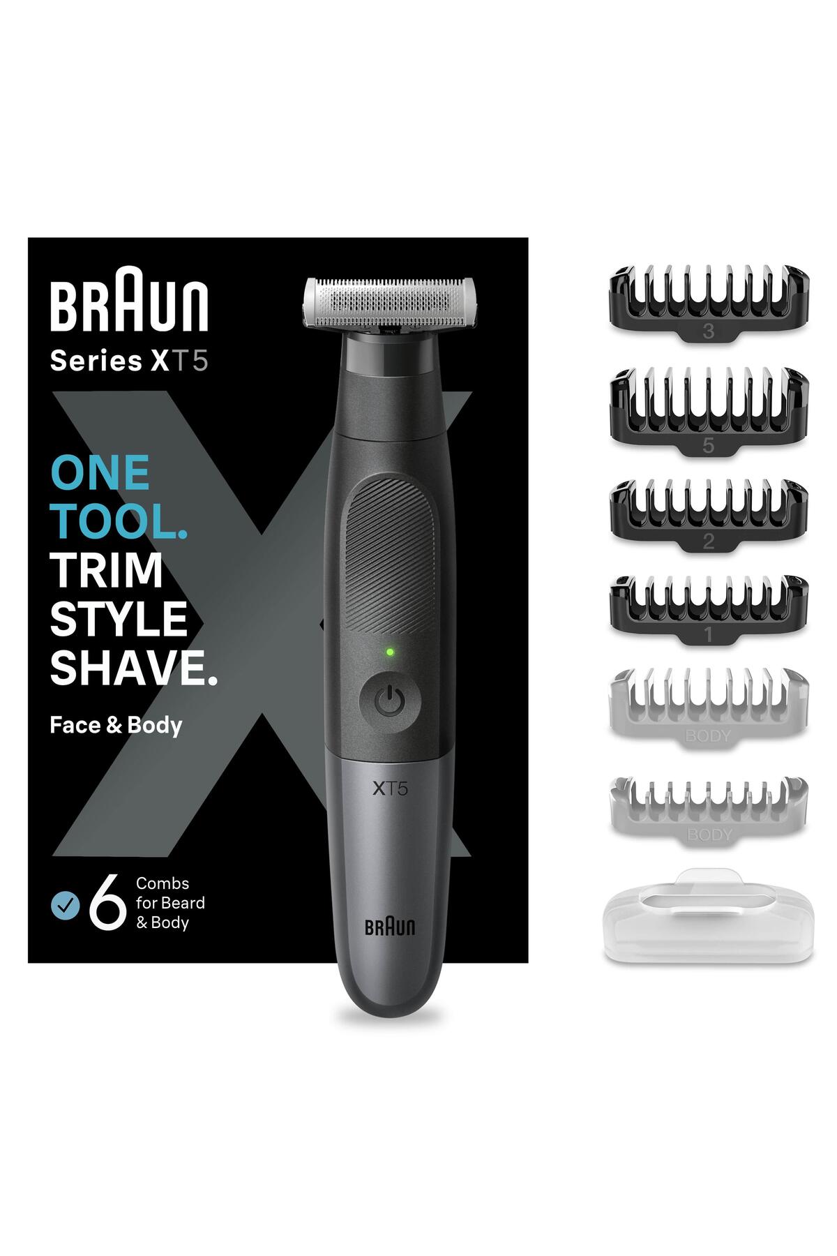 BRAUN SERİES X XT 5200 SAKAL ŞEKİLLENDİRME VE TIRAŞ MAKİNESİ-