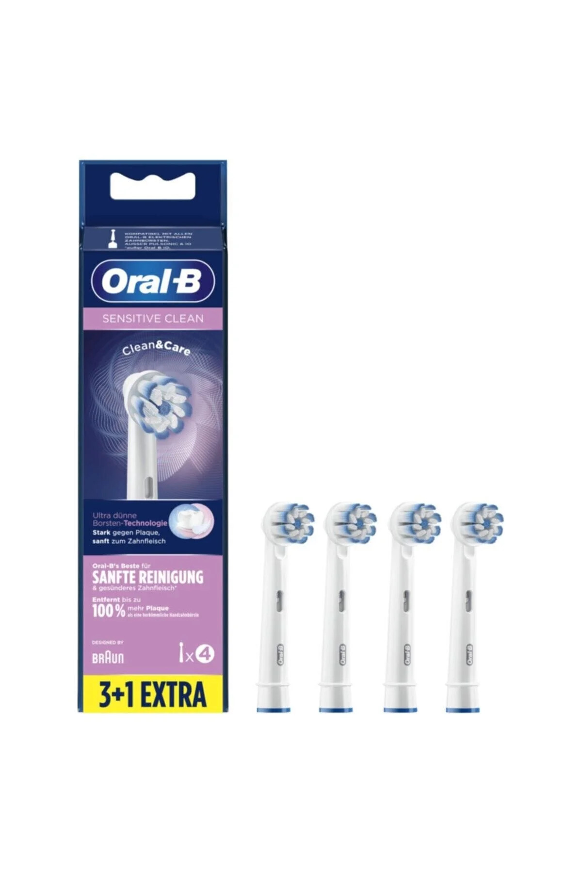 Oral-B Diş Fırçası Yedek Başlığı Sensitive X-filament 4 Lü-