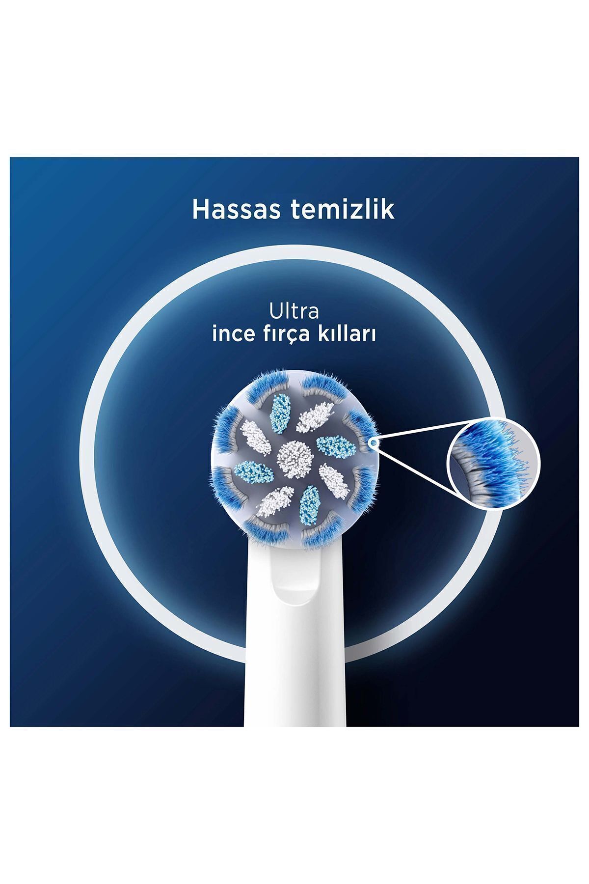 Oral-B Diş Fırçası Yedek Başlığı Sensitive X-filament 4 Lü-