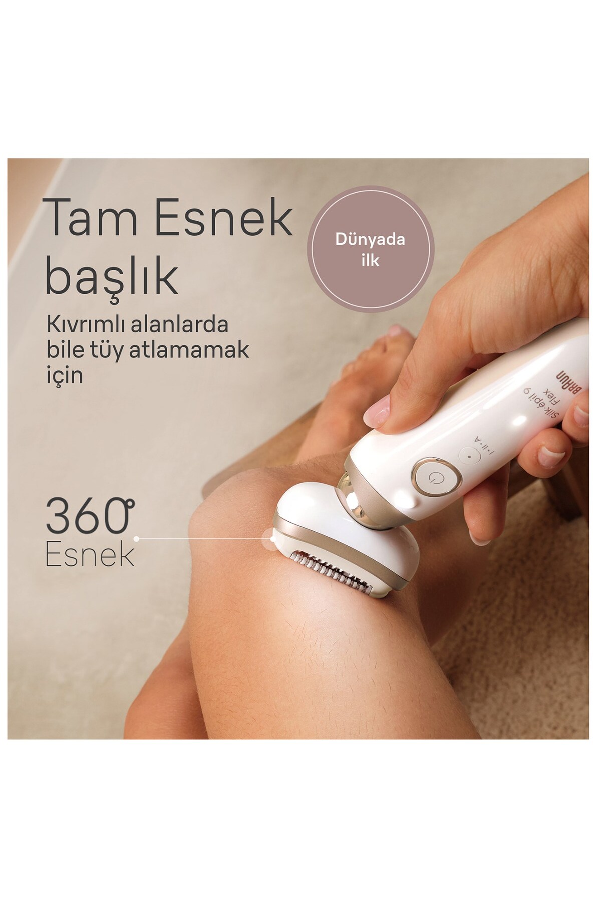 BRAUN SİLK-ÉPİL 9 FLEX 9-030 3D EPİLATÖR-