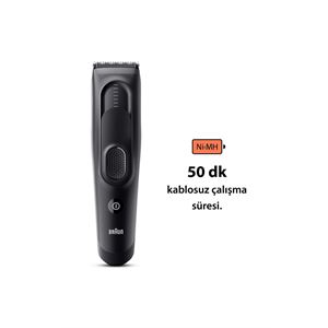 Braun Series 5 HC5330, Erkekler İçin 17 Uzunluk Ayarına Sahip Saç Kesme Makinesi-
