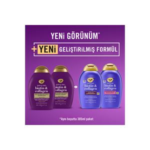 OGX DOLGUNLAŞTİRİCİ BİOTİN & KOLAJEN SÜLFATSIZ ŞAMPUAN 385 ML-