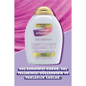 OGX COLOUR RETENTİON RENK KORUYUCU SÜLFATSIZ ŞAMPUAN-