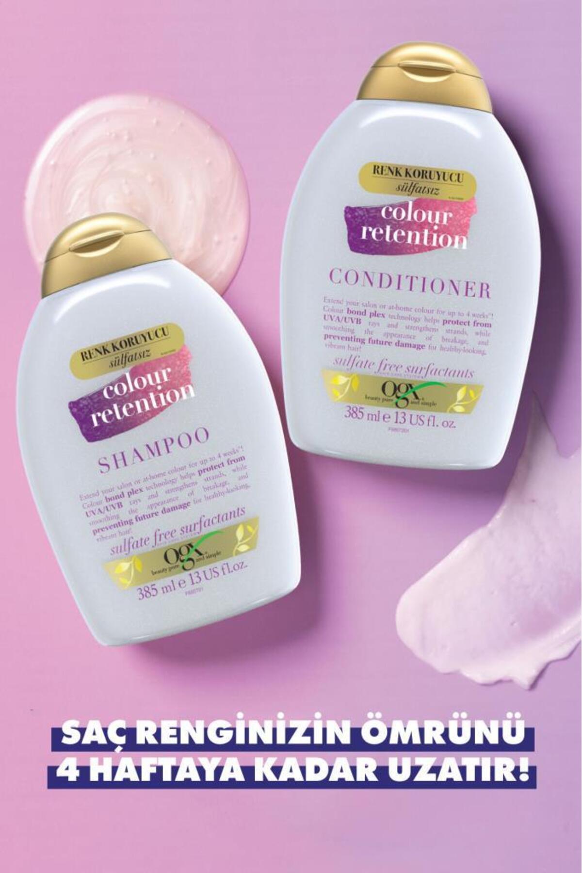 OGX COLOUR RETENTİON RENK KORUYUCU SÜLFATSIZ ŞAMPUAN-