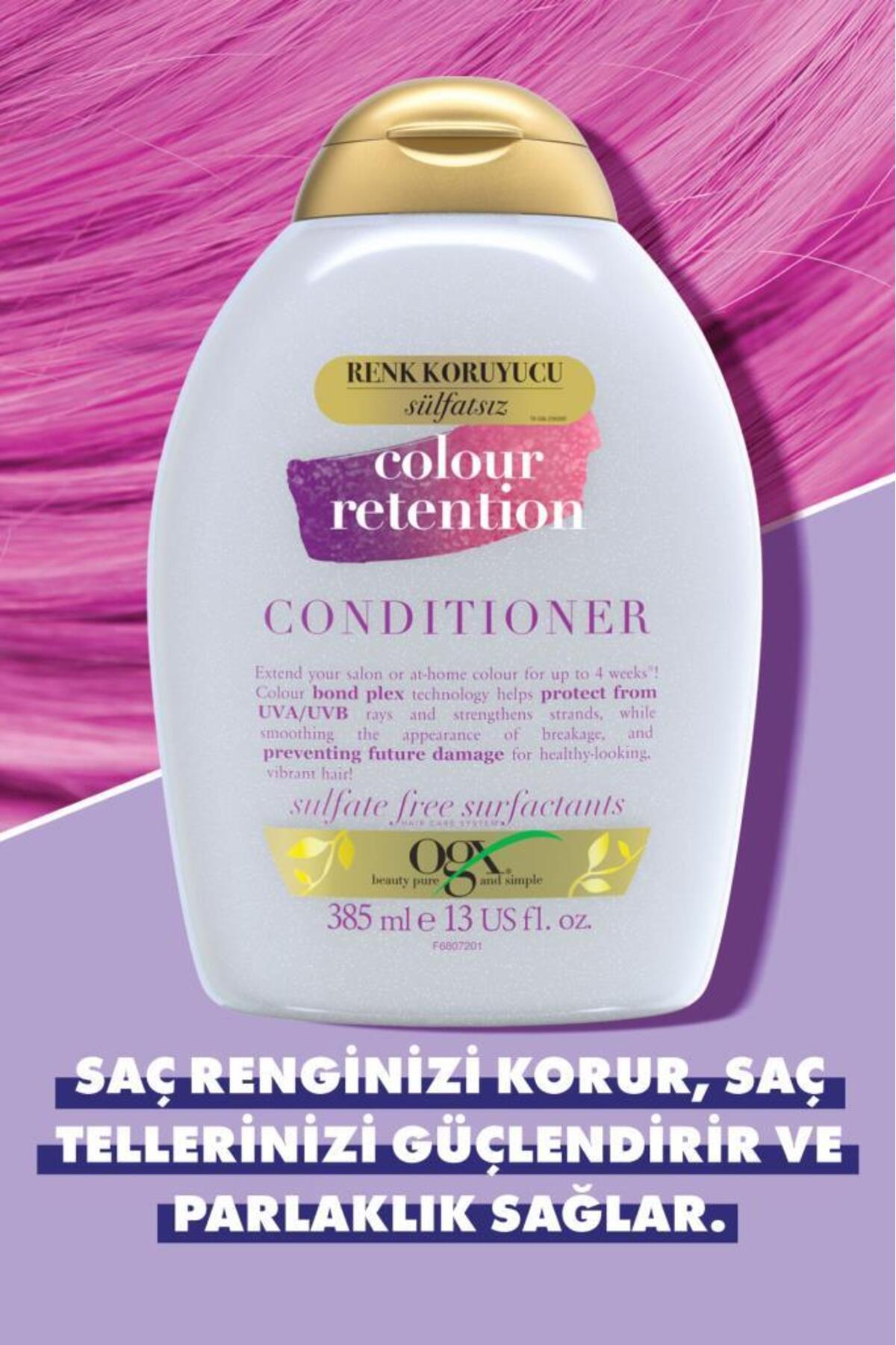 OGX COLOUR RETENTİON RENK KORUYUCU SÜLFATSIZ SAÇ KREMİ-