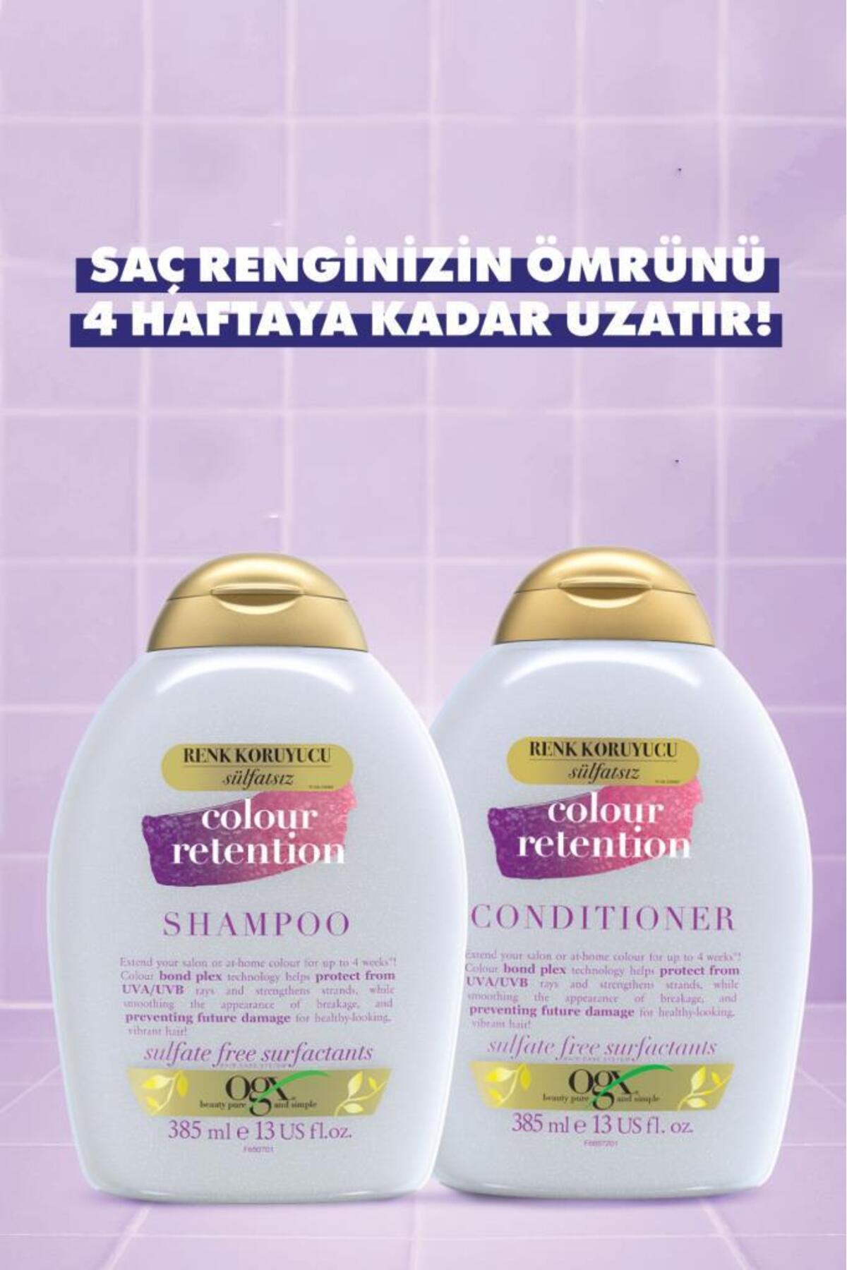 OGX COLOUR RETENTİON RENK KORUYUCU SÜLFATSIZ SAÇ KREMİ-