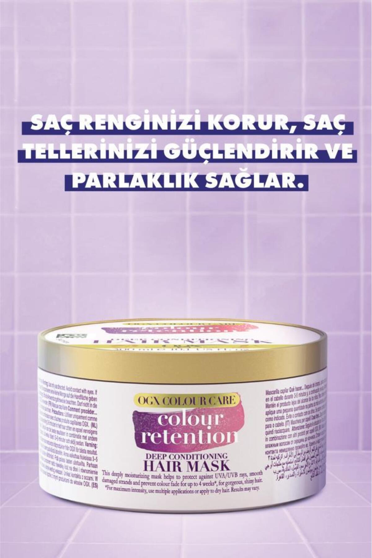 OGX COLOUR RETENTİON RENK KORUYUCU SAÇ MASKESİ-