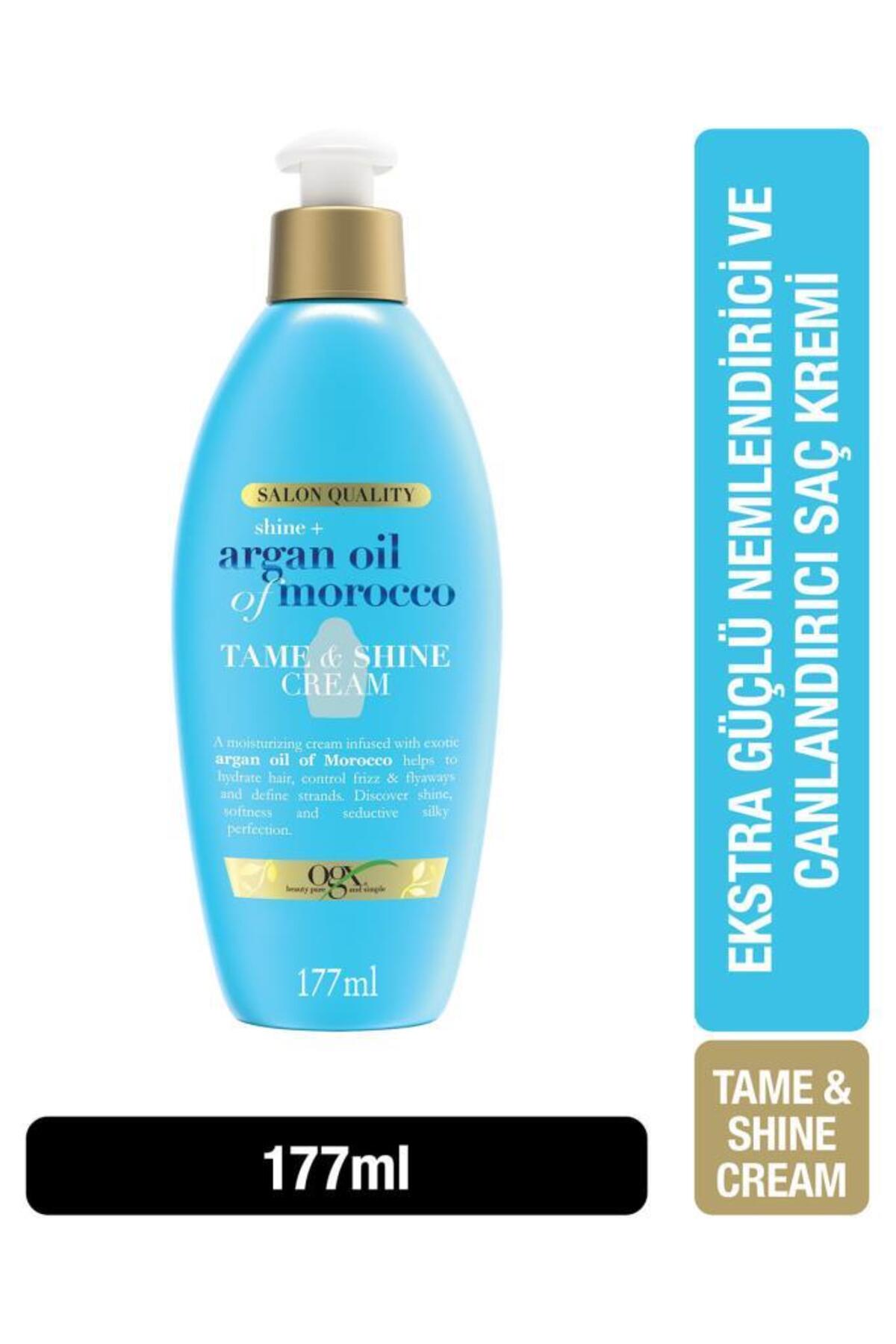OGX ARGAN OİL OF MOROCCO TAME&SHİNE ŞEKİLLENDİRİCİ PARLAKLIK KREMİ 177ML-