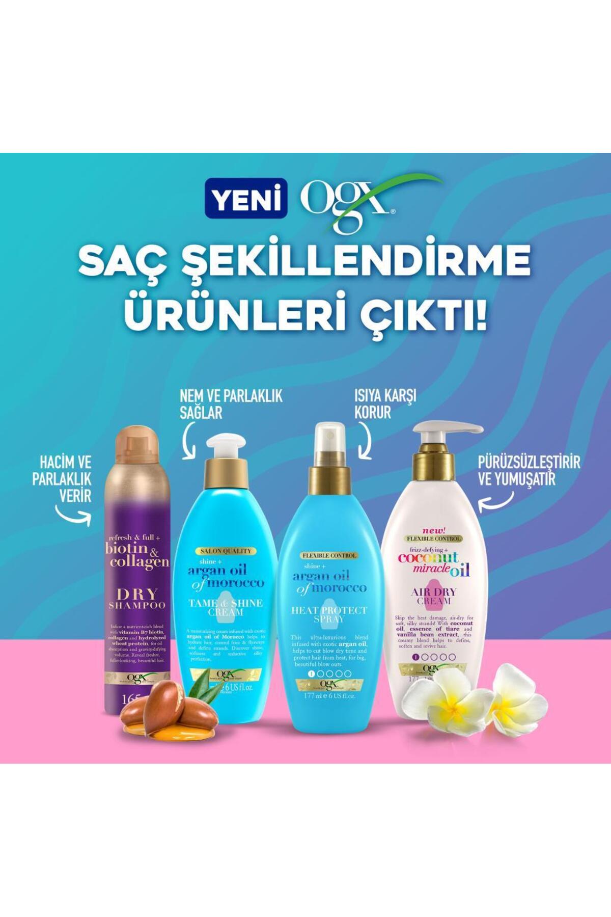 OGX ARGAN OİL OF MOROCCO TAME&SHİNE ŞEKİLLENDİRİCİ PARLAKLIK KREMİ 177ML-