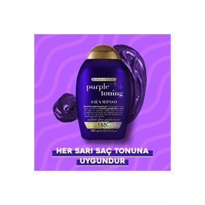 OGX TURUNCULAŞMA KARŞİTİ PURPLE TONİNG MOR ŞAMPUAN 385 ML-