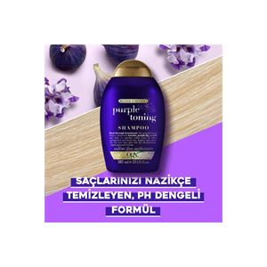 OGX TURUNCULAŞMA KARŞİTİ PURPLE TONİNG MOR ŞAMPUAN 385 ML-