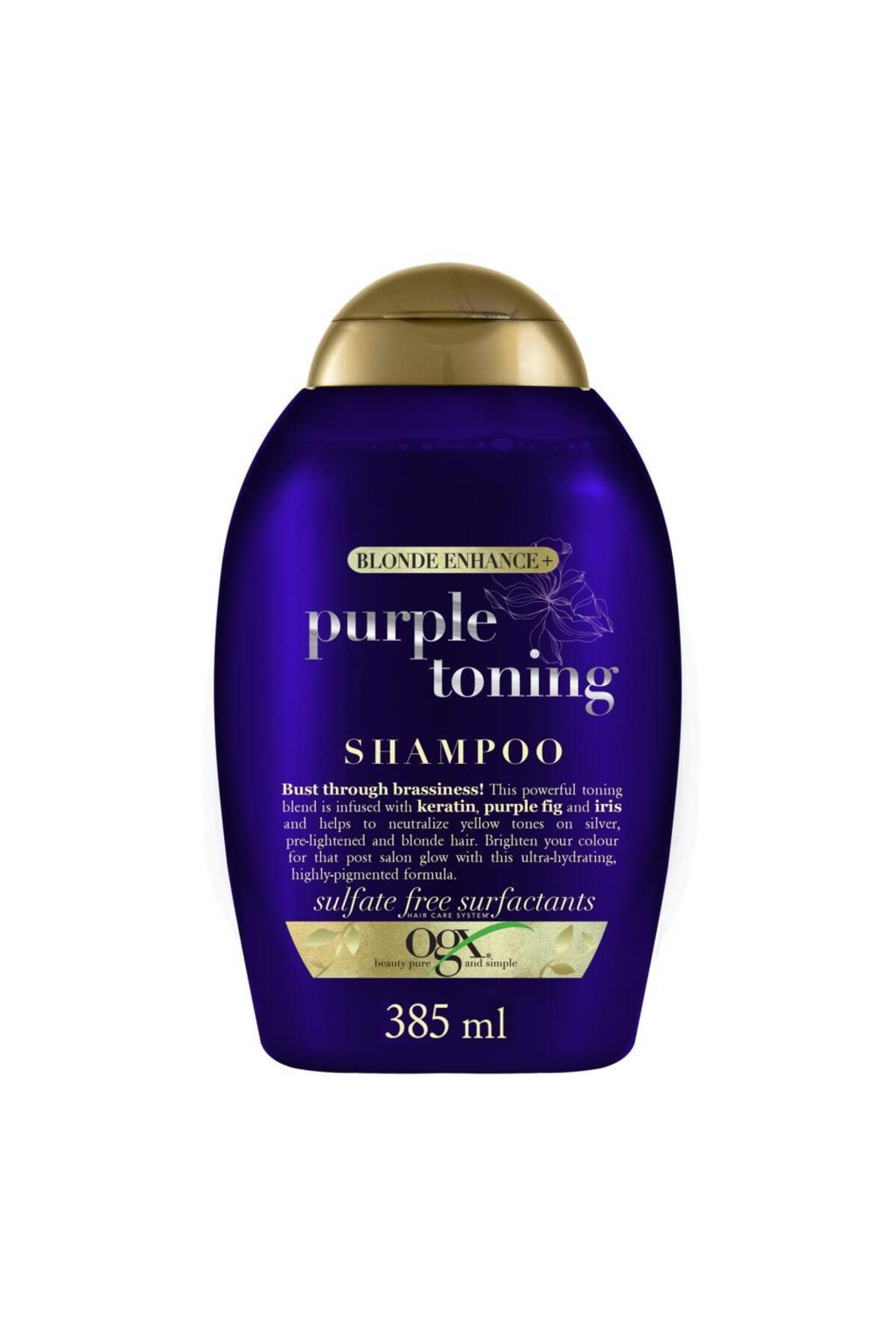 OGX TURUNCULAŞMA KARŞİTİ PURPLE TONİNG MOR ŞAMPUAN 385 ML-