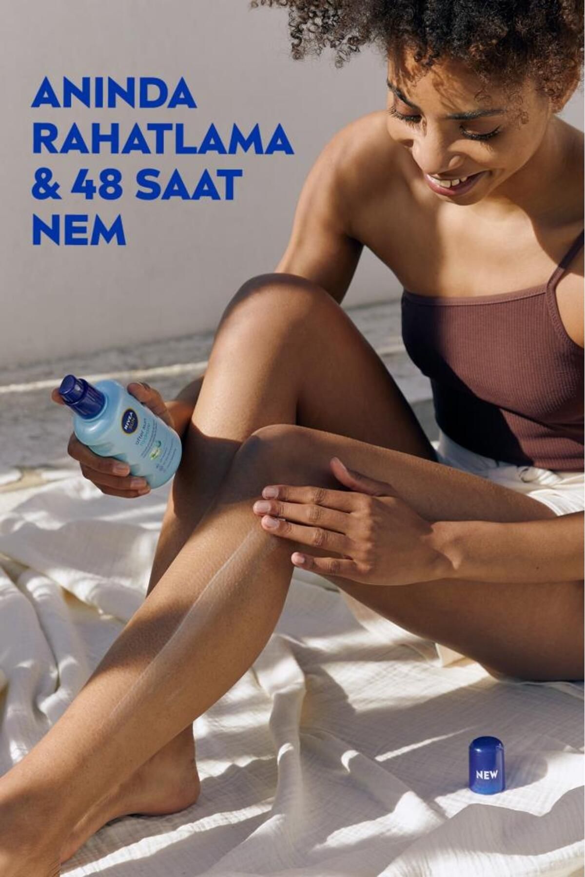 NIVEA Sun Nemlendirici Güneş Sonrası Spreyi 200ml, Aloe Vera Özlü, Anında Rahatlama, Hyaluron-