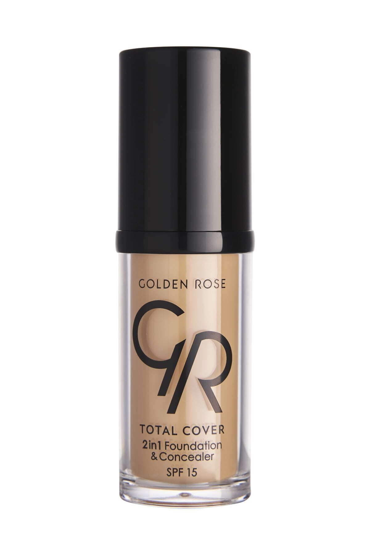 GOLDEN ROSE TOTAL COVER 2İN1 FOUNDATİON & CONCEALER NO: 22 NATURAL BEİGE - FONDÖTEN & KAPATICI-