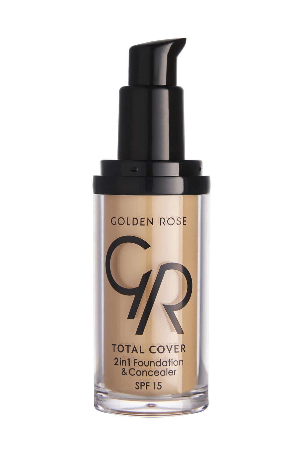 GOLDEN ROSE TOTAL COVER 2İN1 FOUNDATİON & CONCEALER NO: 22 NATURAL BEİGE - FONDÖTEN & KAPATICI-