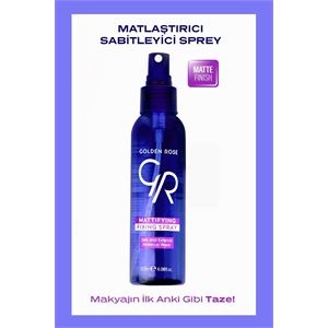 GOLDEN ROSE MATTİFYİNG FİXİNG SPRAY - MATLAŞTIRICI SABİTLEYİCİ SPREY-