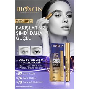 Bioxcin Kaş Kirpik Serumu - Kolajen Hyaluronik Asit Hint Yağı Keratin Peptidleri B5 Biocomplex B11-