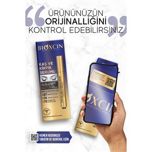 Bioxcin Kaş Kirpik Serumu - Kolajen Hyaluronik Asit Hint Yağı Keratin Peptidleri B5 Biocomplex B11-