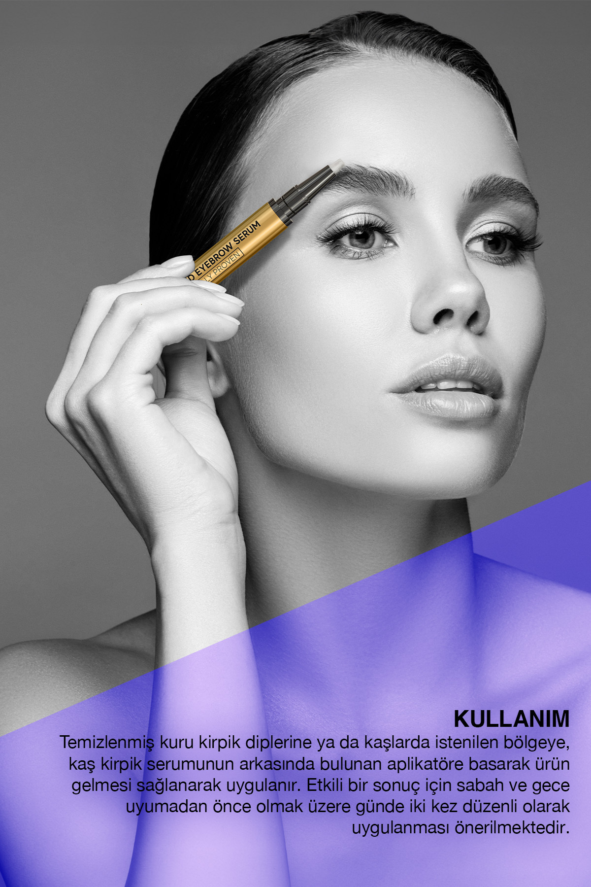 Bioxcin Kaş Kirpik Serumu - Kolajen Hyaluronik Asit Hint Yağı Keratin Peptidleri B5 Biocomplex B11-