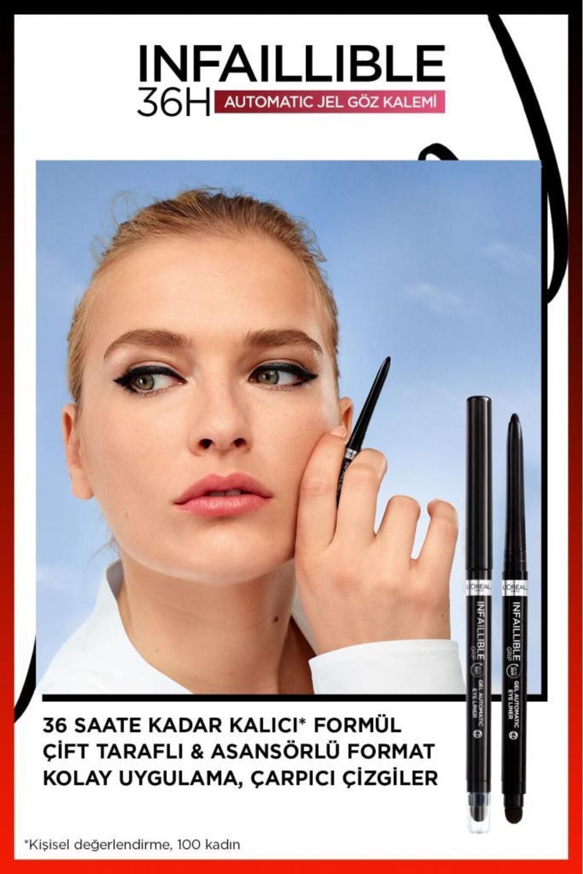 LOREAL PARİS INFAİLLİBLE GEL AUTOMATİC EYELİNER - JEL GÖZ KALEMİ NO: 12 BRONZED ESPRESSO-