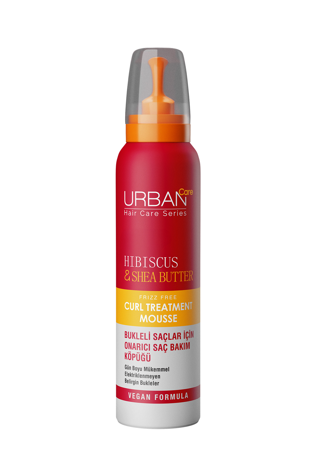 URBAN CARE HİBİSCUS&SHEA BUTTER KIVIRCIK VE DALGALI SAÇLARA ÖZEL SHAKE N REPAİR 7/24 ONARICI BAKIM KÖPÜĞÜ-150ML-