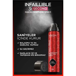 LOREAL PARİS MAKYAJ SABİTLEME SPREYİ-