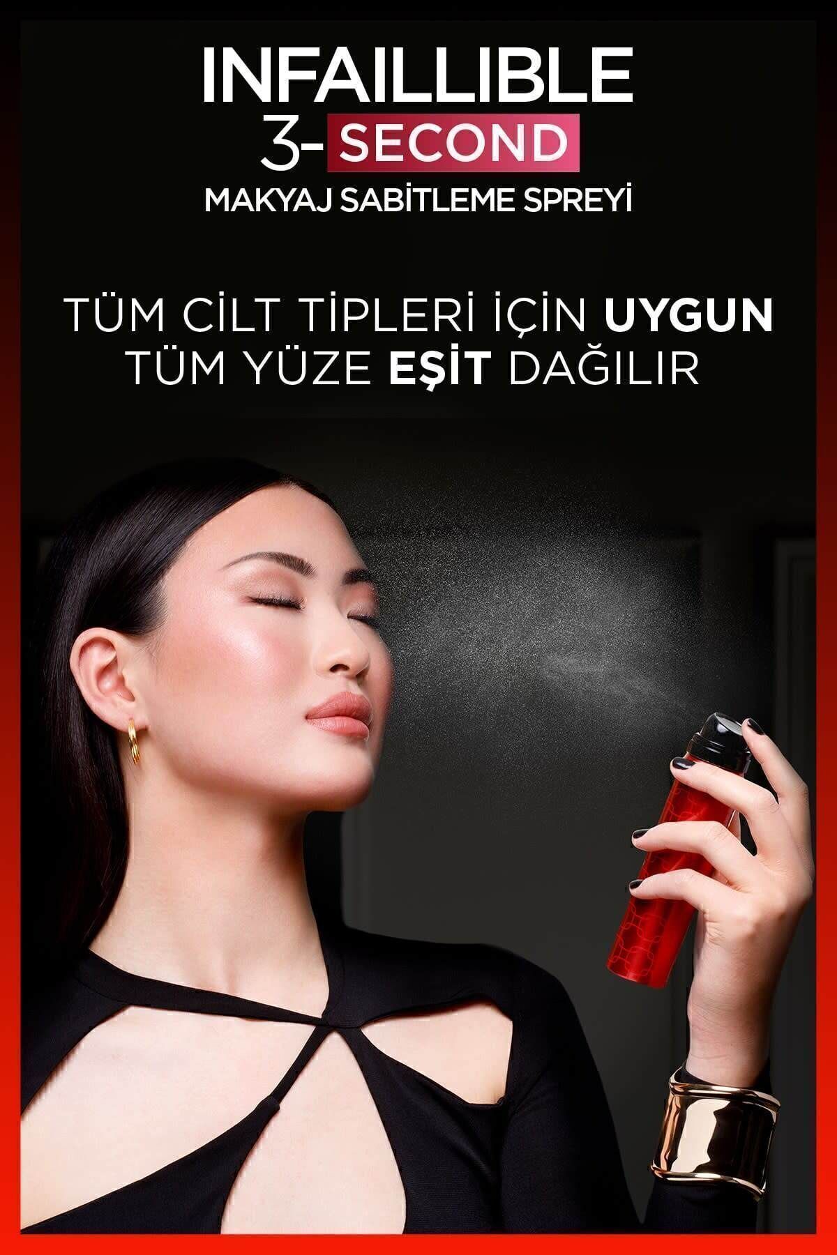 LOREAL PARİS MAKYAJ SABİTLEME SPREYİ-