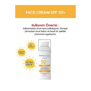 ACQUA PERFECTİON FACE CREAM ÇOK YÜKSEK KORUMALI GÜNEŞ KORUYUCULU YÜZ KREMİ 50ML-