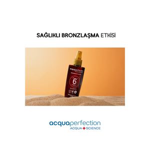 ACQUA PERFECTİON YOĞUN BRONZLAŞTIRICI YAĞ 200ML SPF 6 KORUMALI KAKAO KAROTEN YAĞ NEMLENDİRİCİ ETKİLİ-