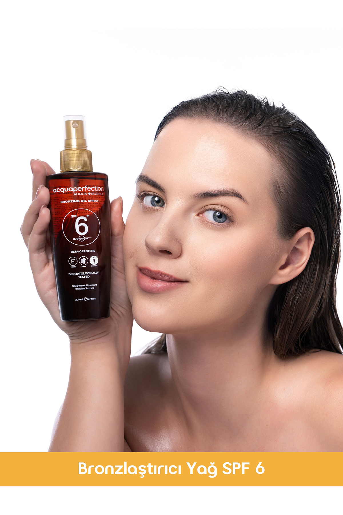 ACQUA PERFECTİON YOĞUN BRONZLAŞTIRICI YAĞ 200ML SPF 6 KORUMALI KAKAO KAROTEN YAĞ NEMLENDİRİCİ ETKİLİ-