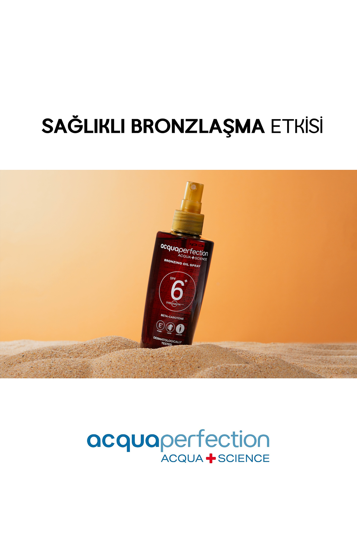 ACQUA PERFECTİON YOĞUN BRONZLAŞTIRICI YAĞ 200ML SPF 6 KORUMALI KAKAO KAROTEN YAĞ NEMLENDİRİCİ ETKİLİ-