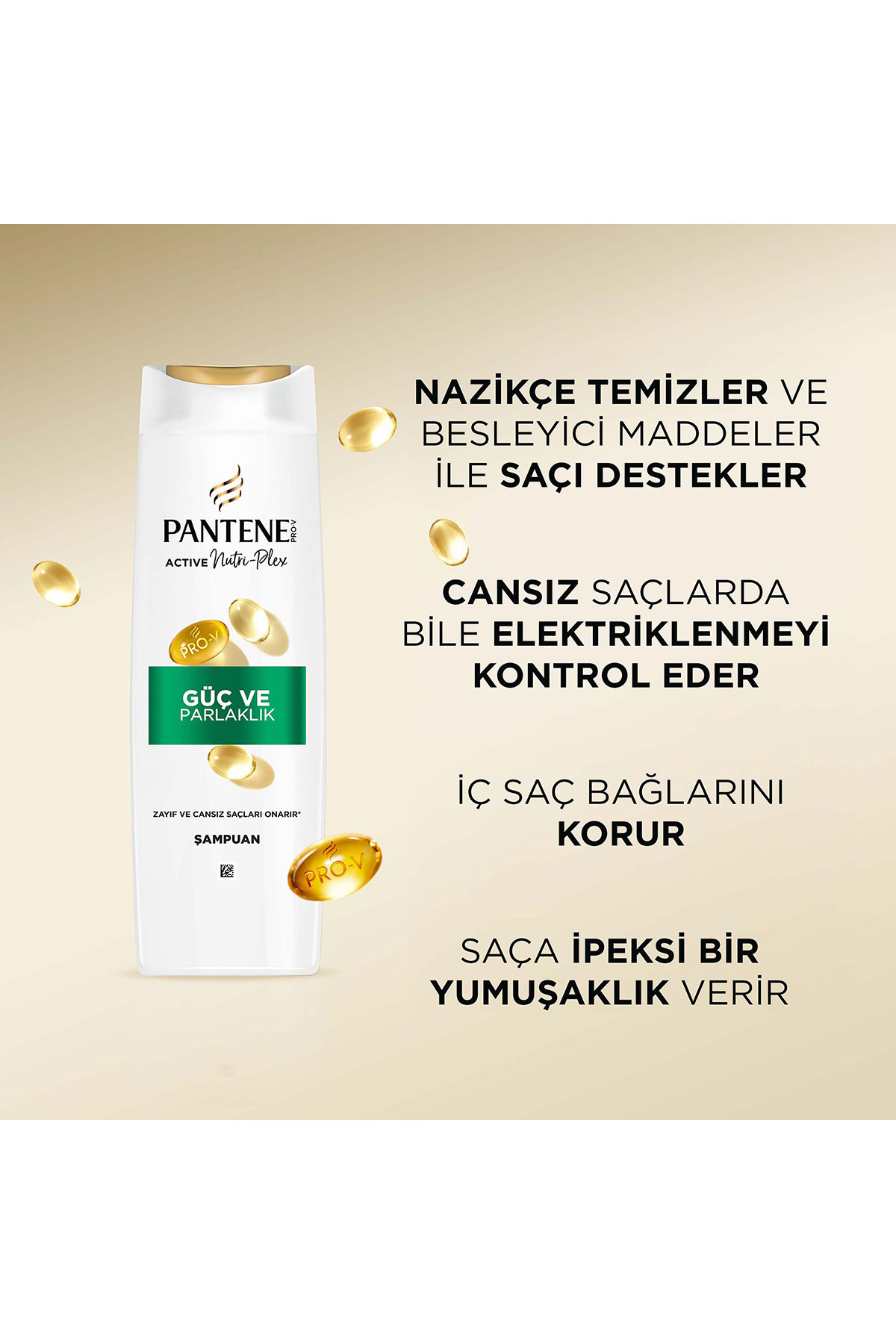 PANTENE GÜÇ VE PARLAKLIK ŞAMPUAN 800 ML-