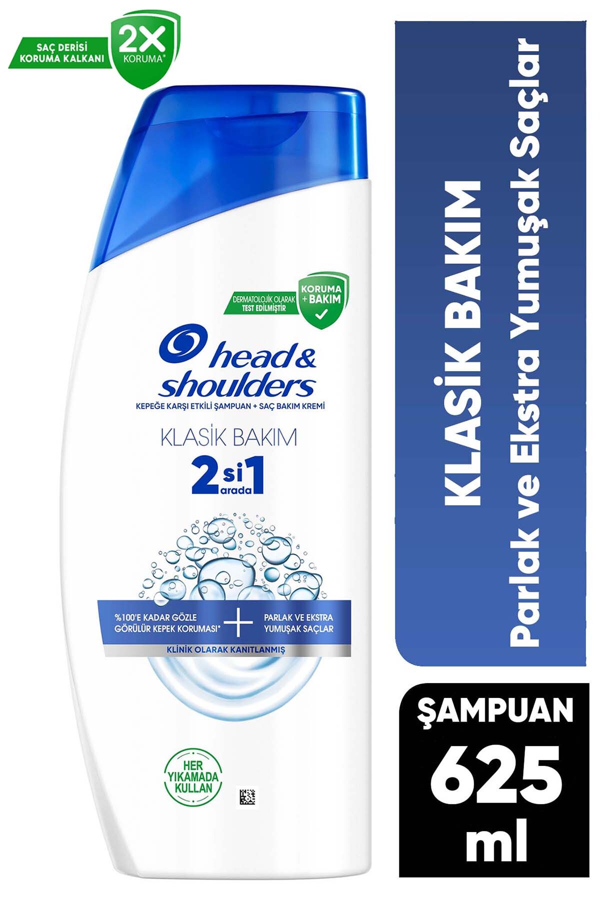 HEAD AND SHOULDERS KLASİK BAKIM 2Sİ1 ARADA ŞAMPUAN 625 ML-
