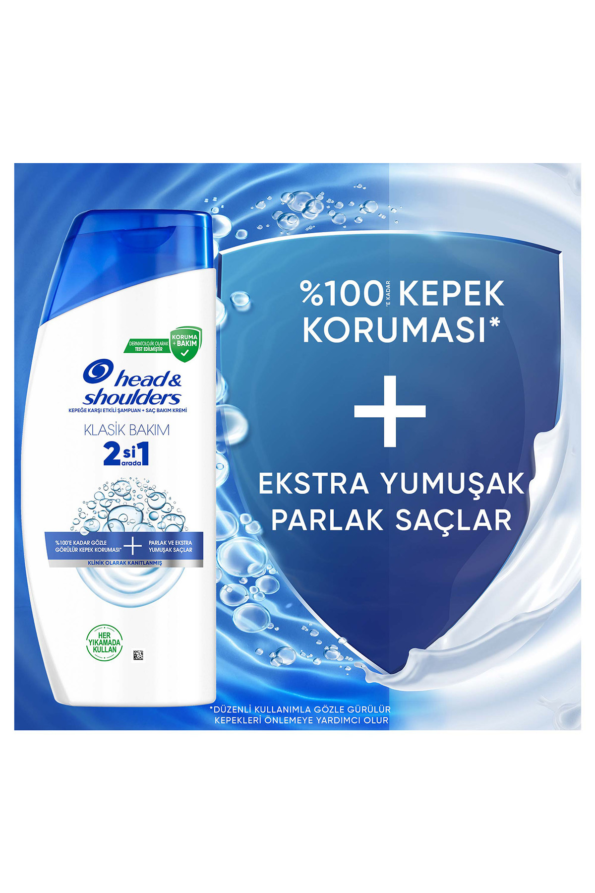 HEAD AND SHOULDERS KLASİK BAKIM 2Sİ1 ARADA ŞAMPUAN 625 ML-