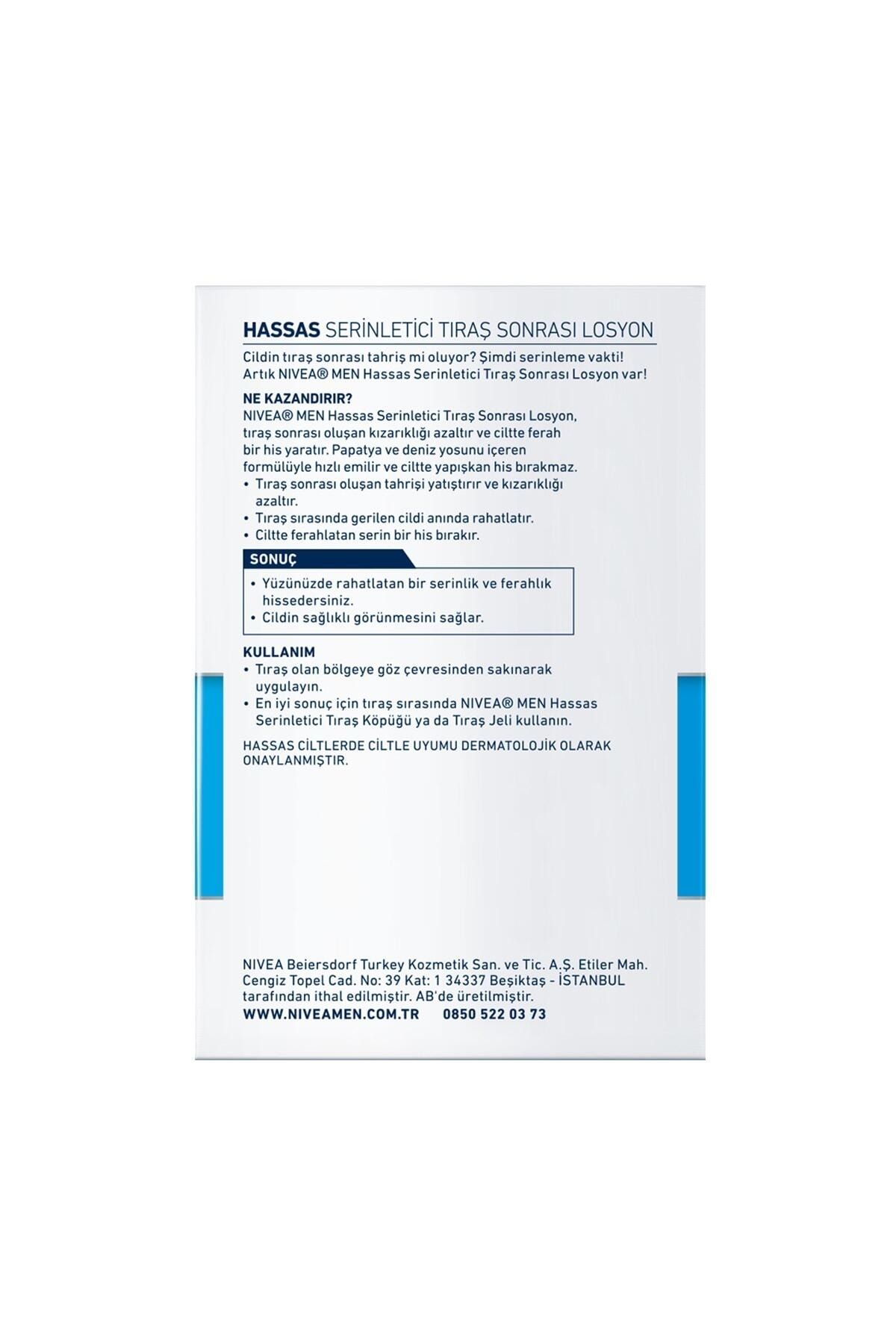 NİVEA Losyon Hassas Serinletici Sensitive 100 Ml-