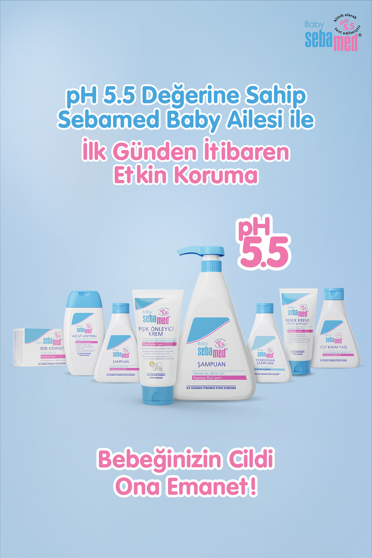SEBAMED BEBEK ŞAMPUAN 500 ML-