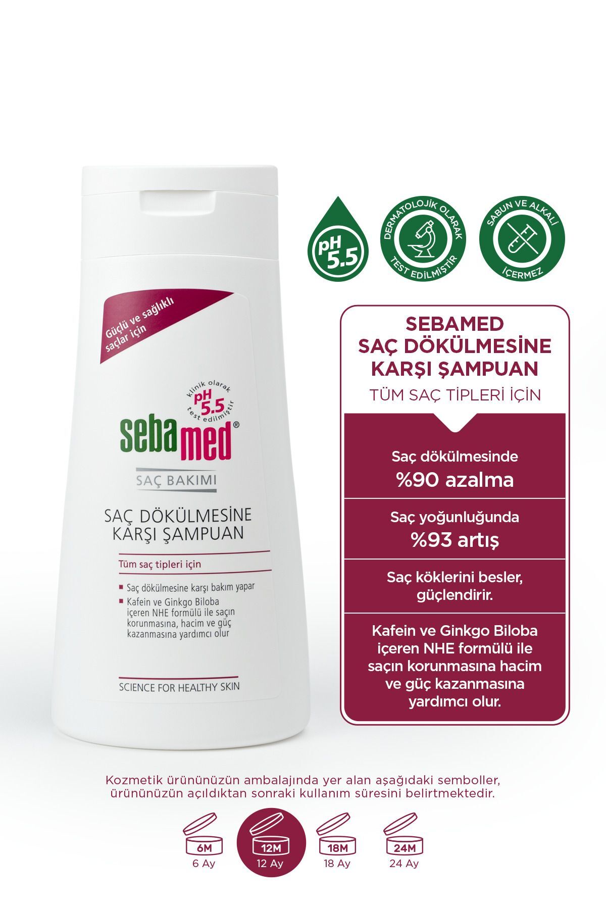 SEBAMED ŞAMPUAN SAÇ DÖKÜLMESİNE KARŞI ETKİLİ ANTİ-