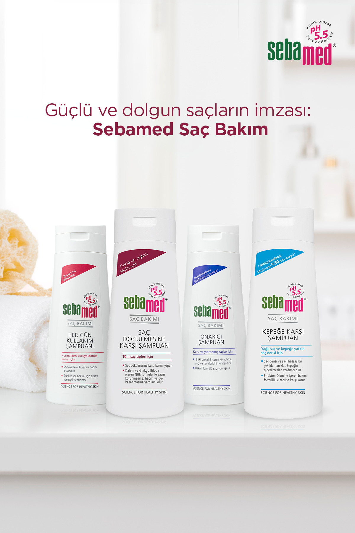 SEBAMED ŞAMPUAN SAÇ DÖKÜLMESİNE KARŞI ETKİLİ ANTİ-
